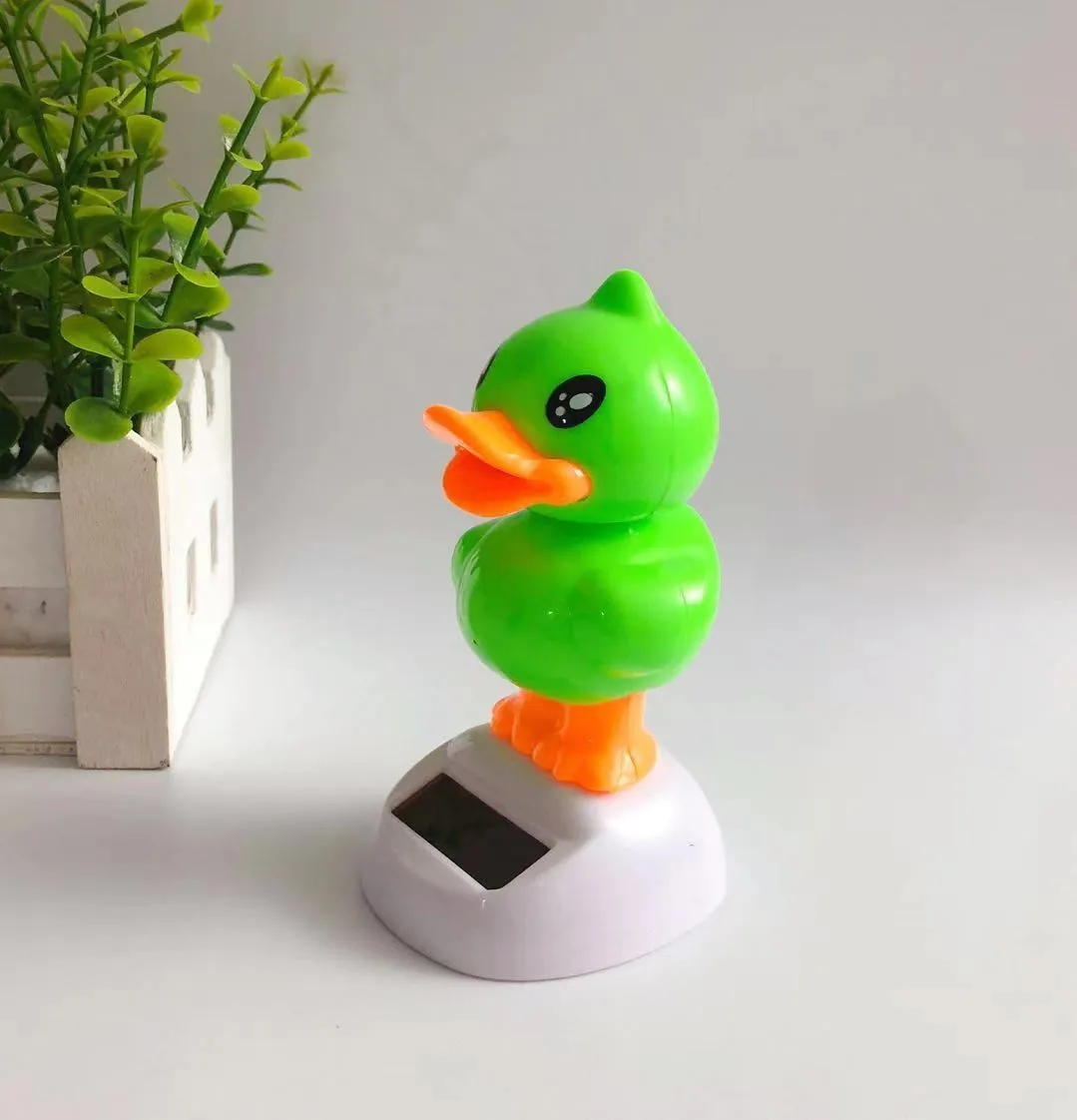Solar Powered Shaking Head Car Decoration Dancing Toys 9