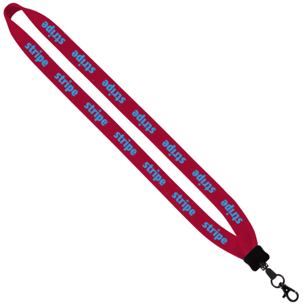 3/4" Cotton Lanyard with Plastic Clamshell & O-Ring 106