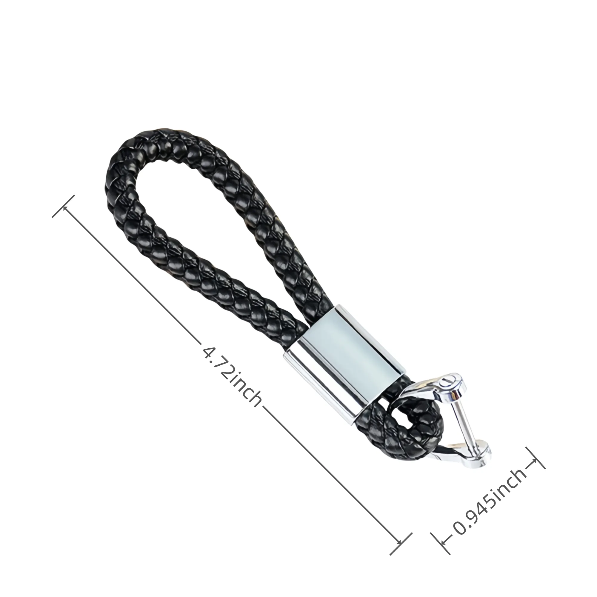Braided Leather Keychains 3