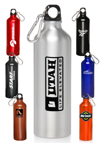 24 oz Printed Aluminum Water Bottle, custom water bottle with logo imprint 5