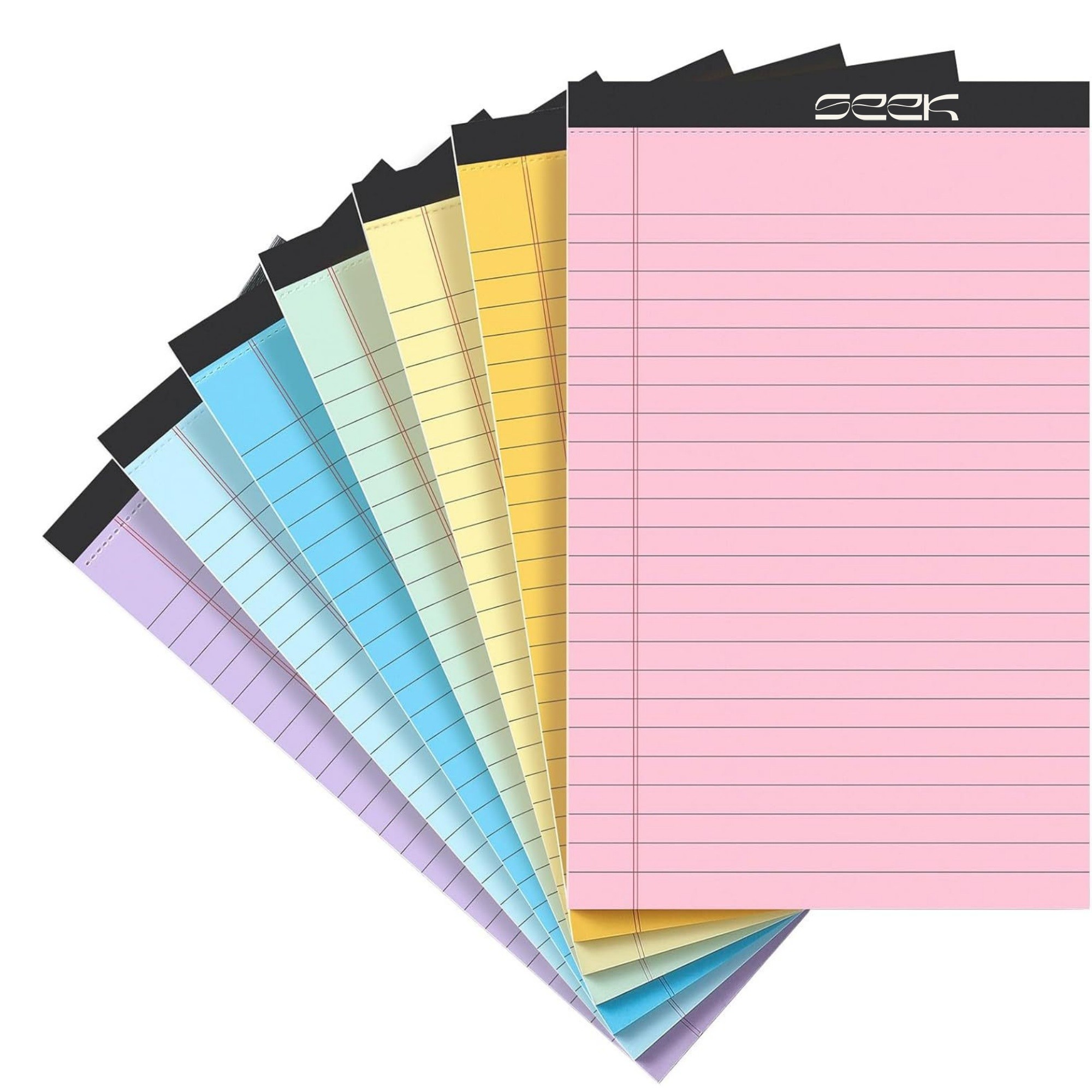 30 Sheets Colorful Narrow Ruled Pads