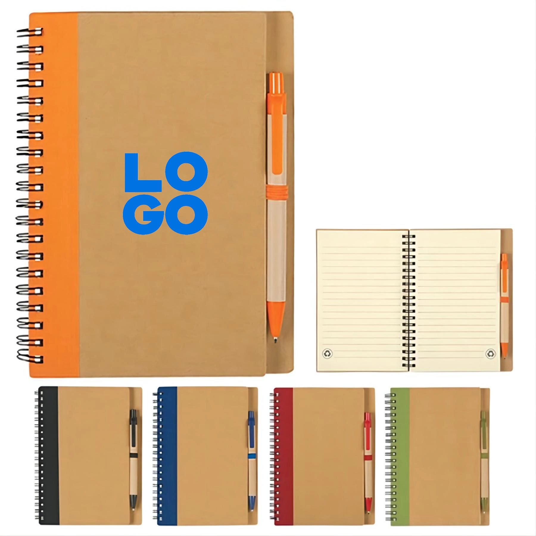 Spiral Notebook with Pen 1