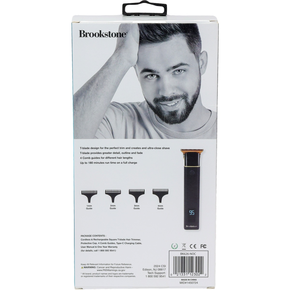 Brookstone® Square T-Blade Hair Clipper 9
