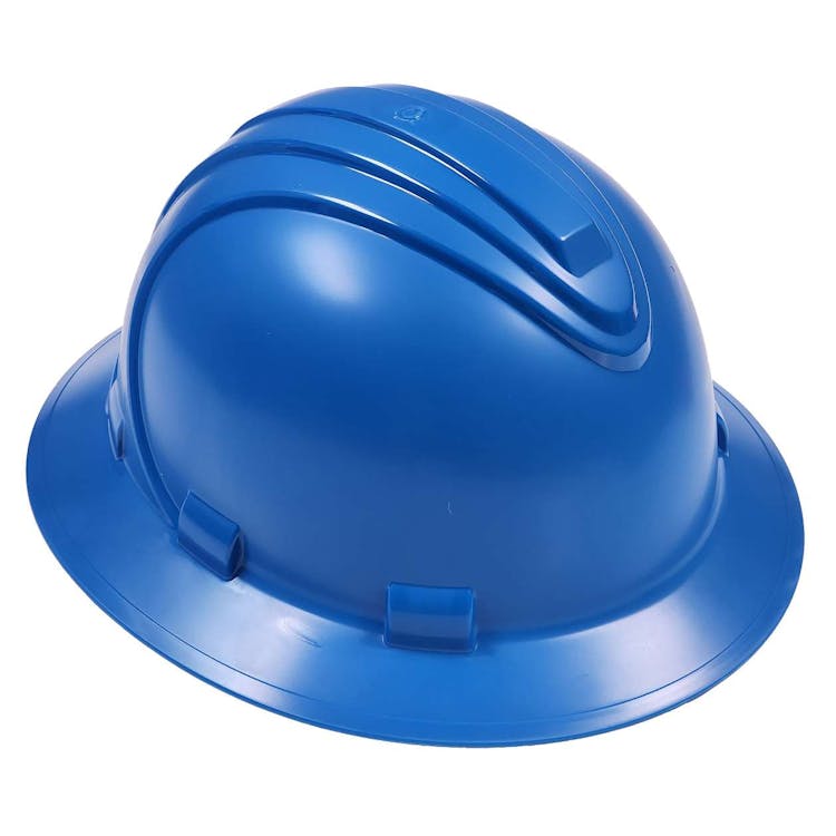 Hard Hat with Full Brim - Blue 1