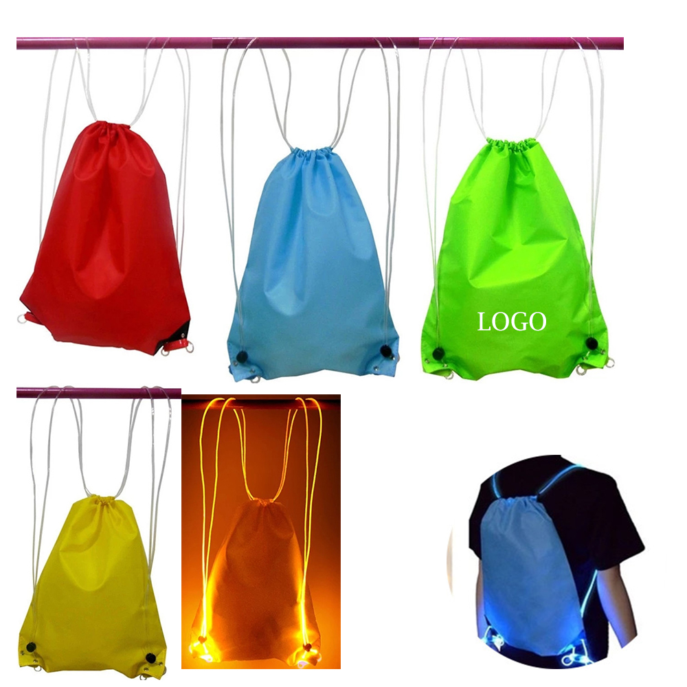 Led Light Up Drawstring Bag 2