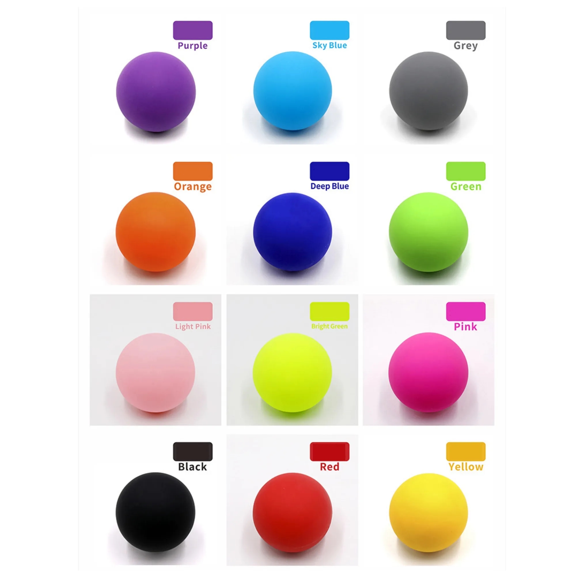 Silicone Yoga Massage Fitness Ball 3