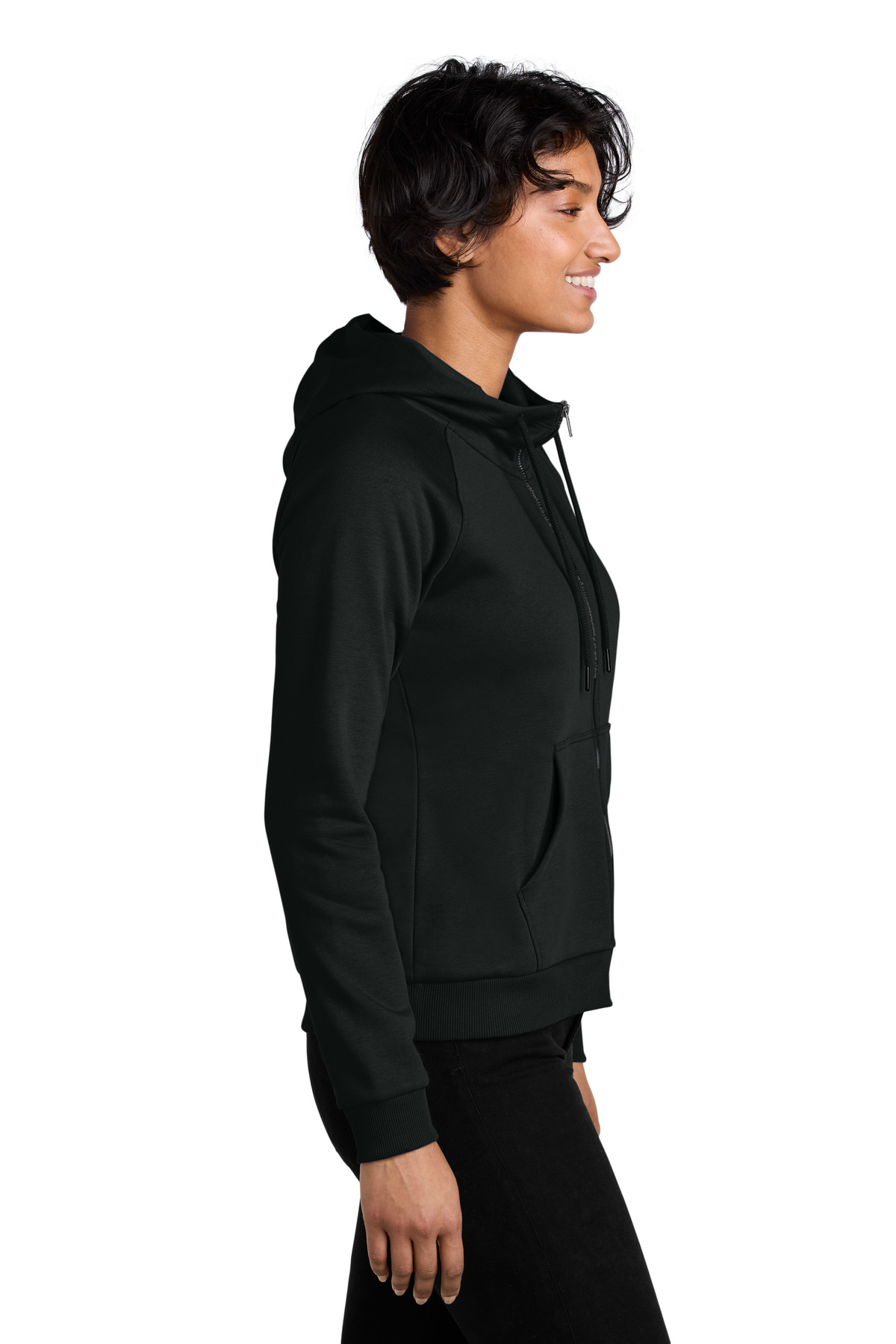 Allmade Women's Organic CVC Fleece Full-Zip Hoodie AL5003 26
