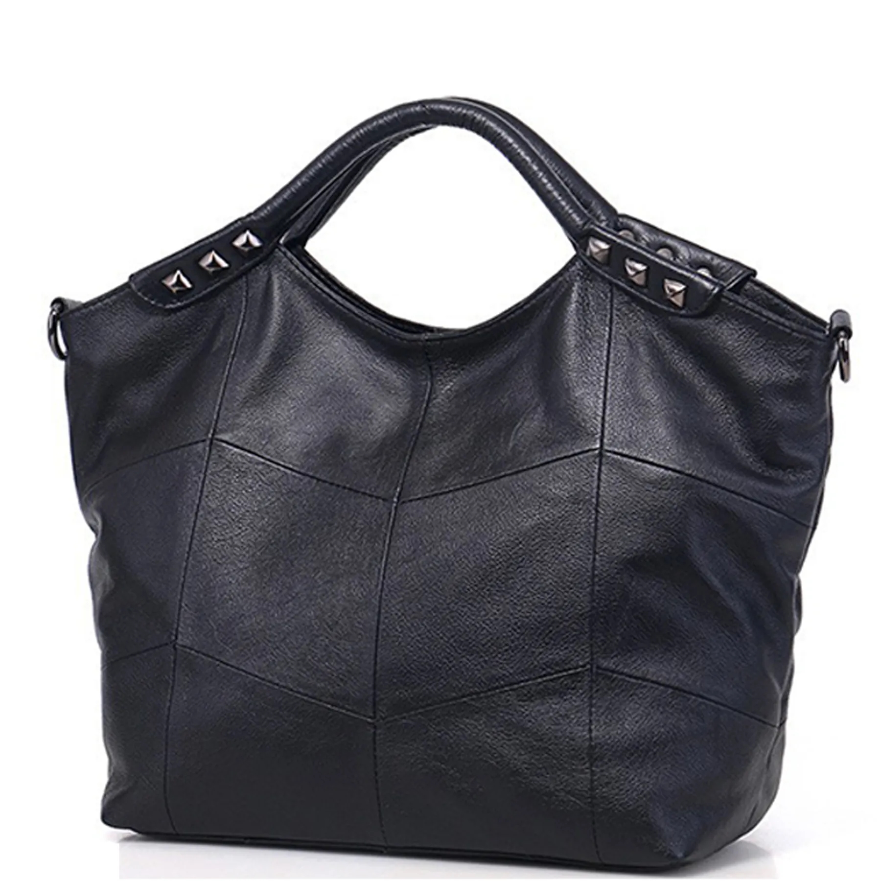 Genuine Leather Top Handle Purse Satchel Bag for Women 7