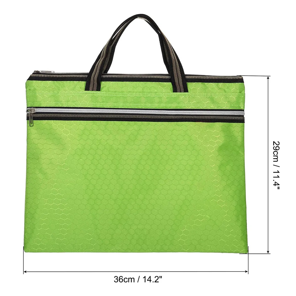Waterproof Zipper File Bag Art Pouch Tote for Office Travel 6