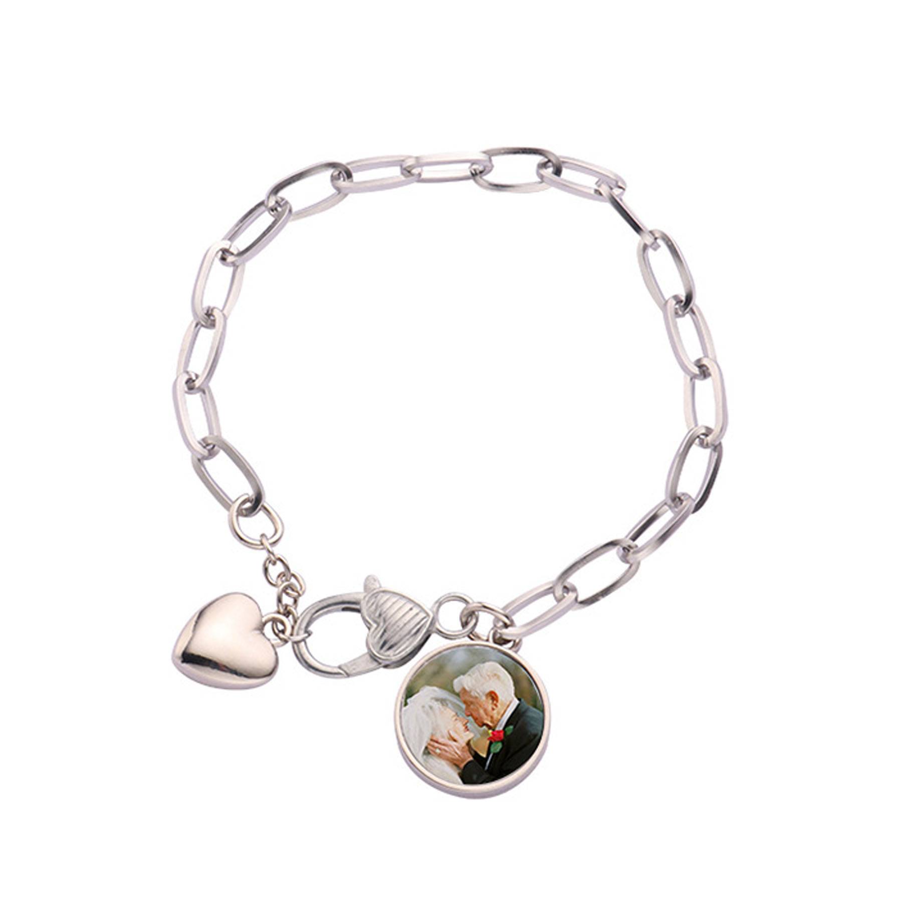 Heat Transfer Printed White Pearl Bracelet 8
