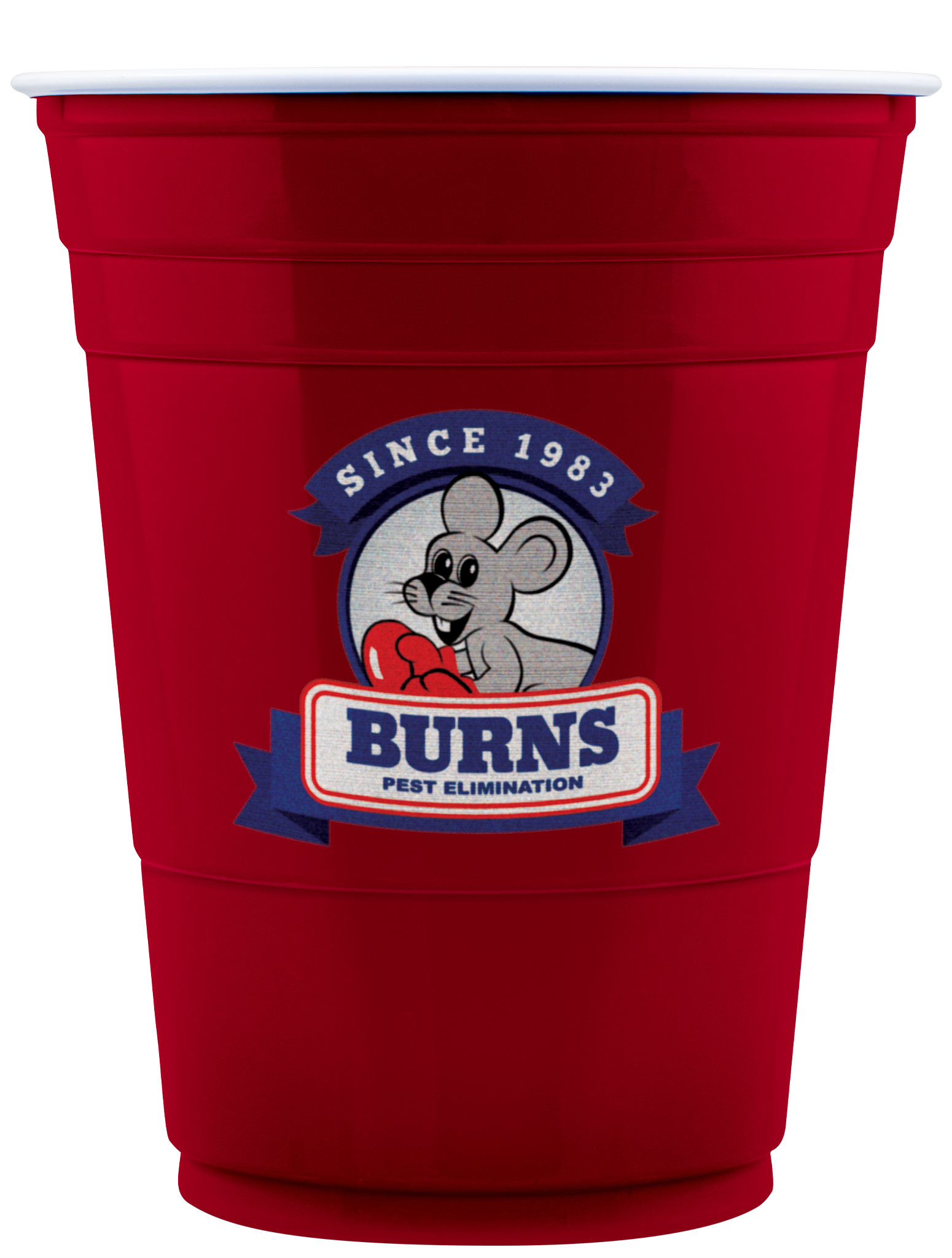 16/18 oz Solo® Plastic Party Cup Red Digital Print 6