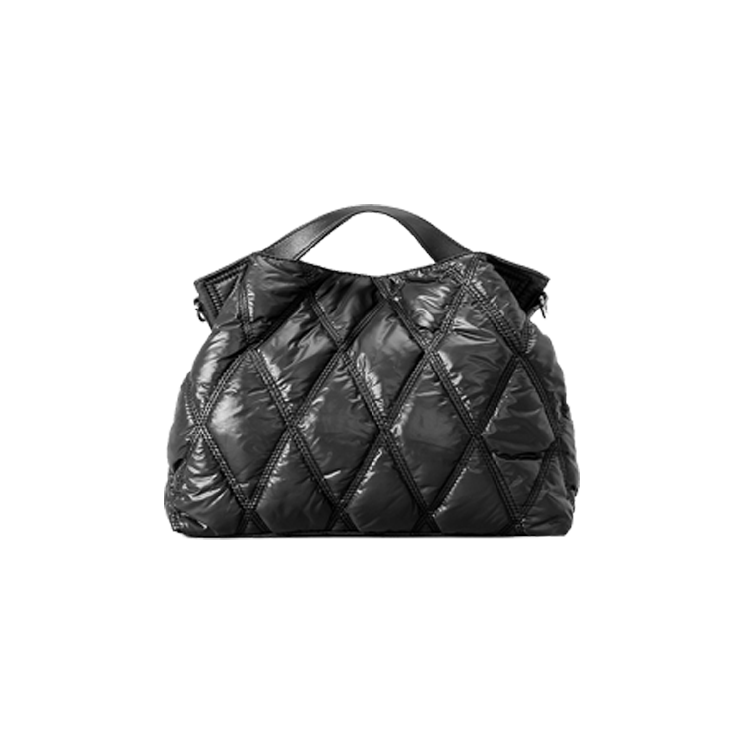 Simple Solid Color Down-Filled Tote Cotton Handbag, custom tote bag with logo imprint 9