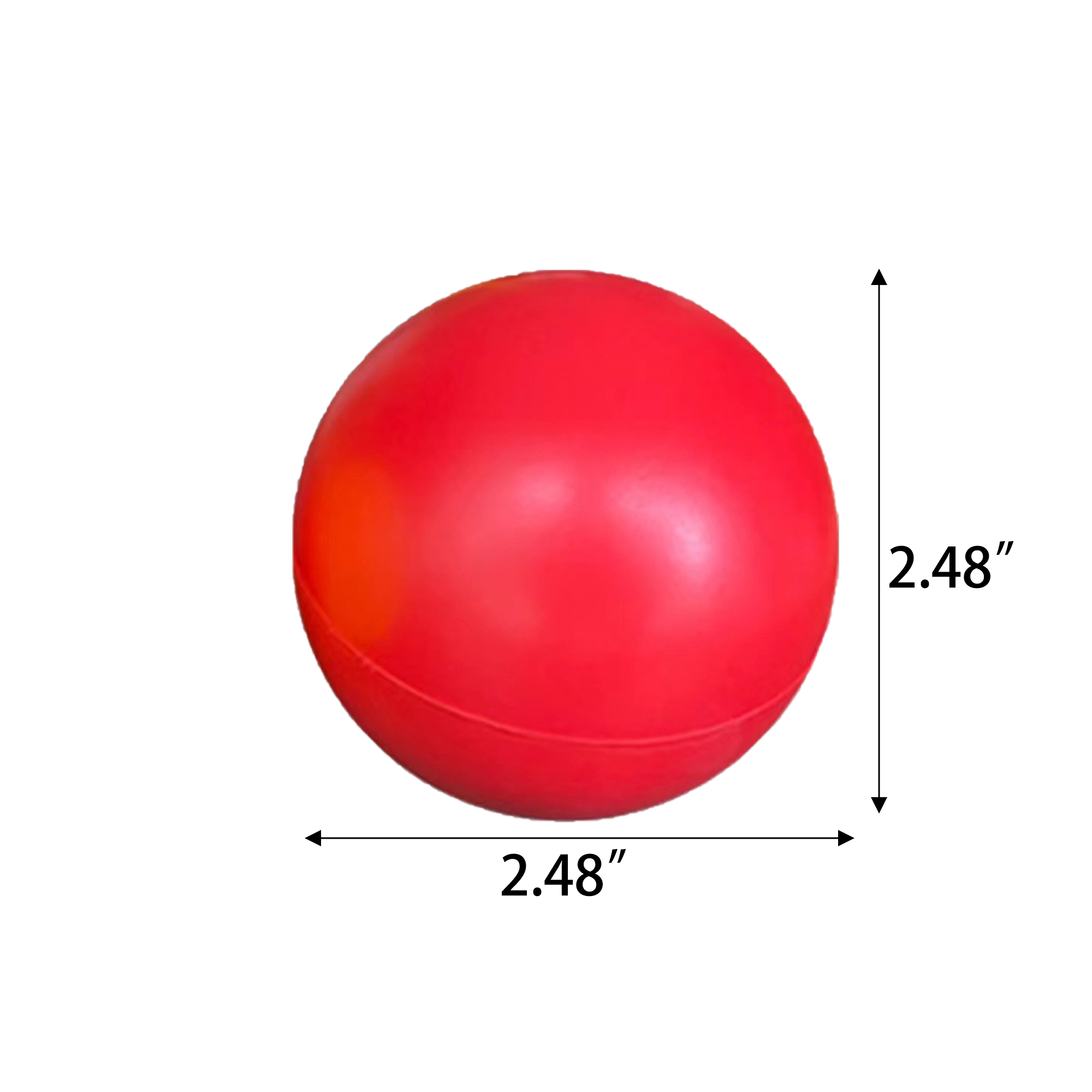 Polyurethane-Made Round Stress Ball MOQ 100 2
