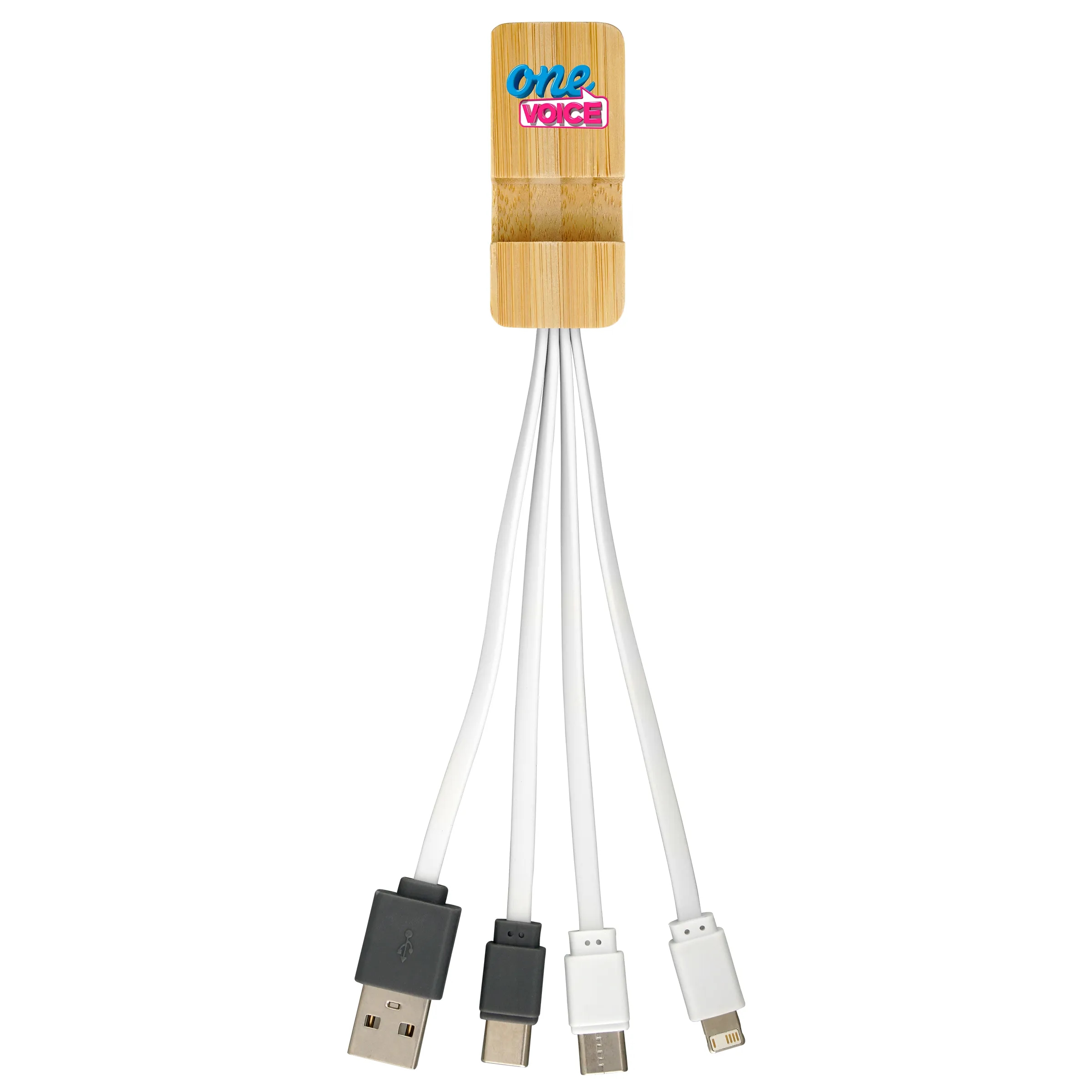 3 IN 1 DUO BAMBOO STAND CABLE 3