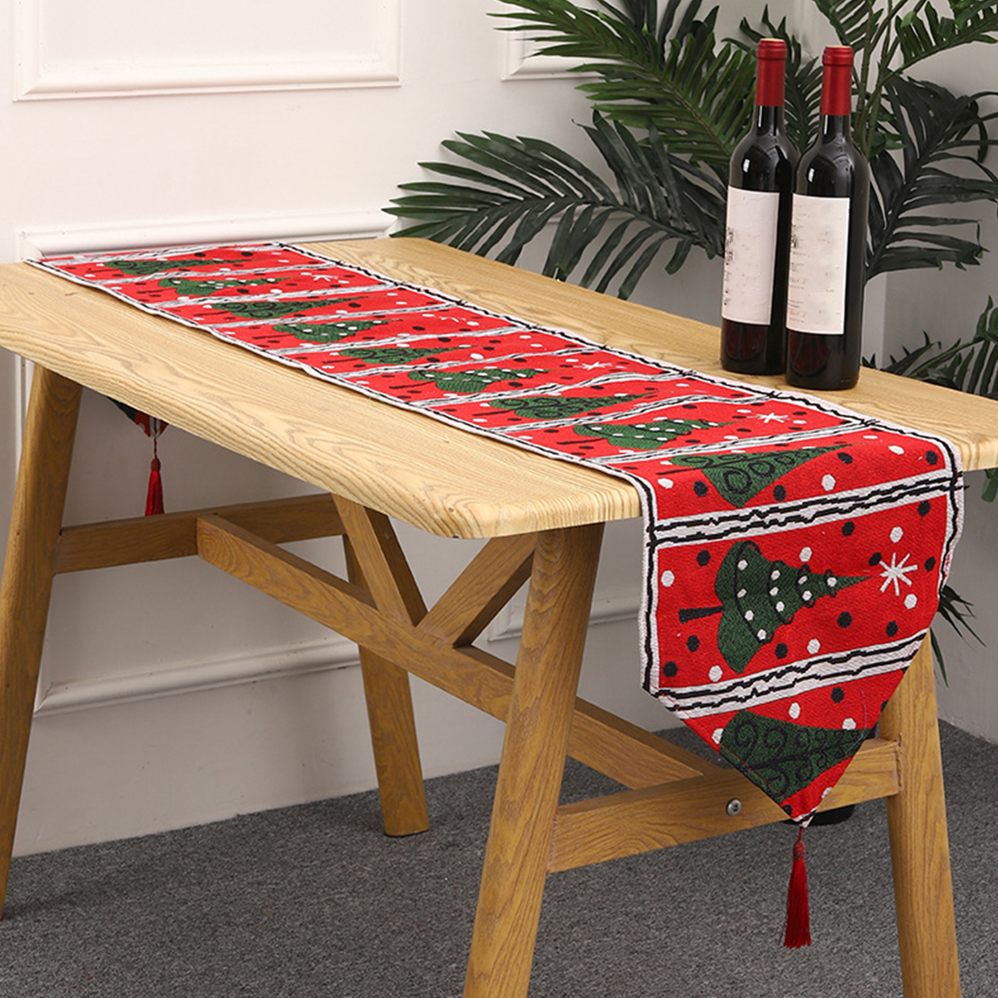 Christmas Snowflake Holiday Table Runner 11