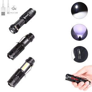 Clip Flashlight With Zoom Lens And Three Lighting Modes 6