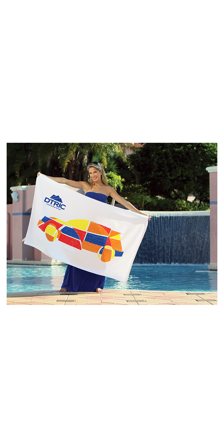 Diamond Beach Towel Mid-Weight 17 lb/doz 5