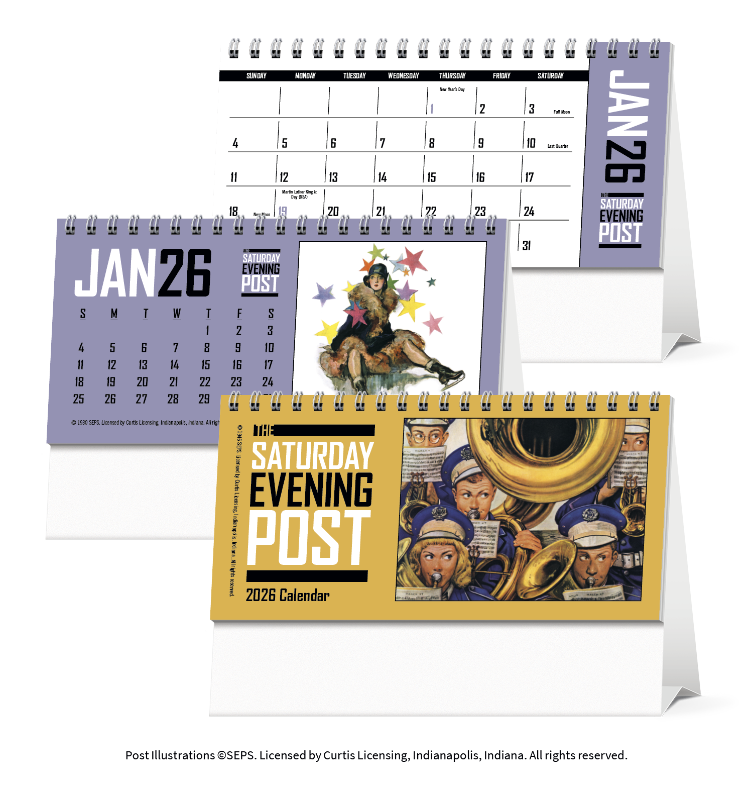 Triumph® Calendars The Saturday Evening Post Desk Calendar 6