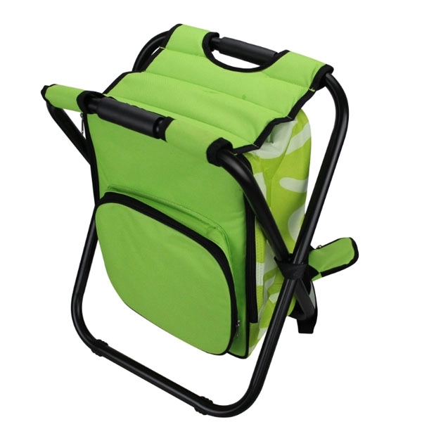 Portable Folding Fishing Chair Stool Cooler Backpack 4