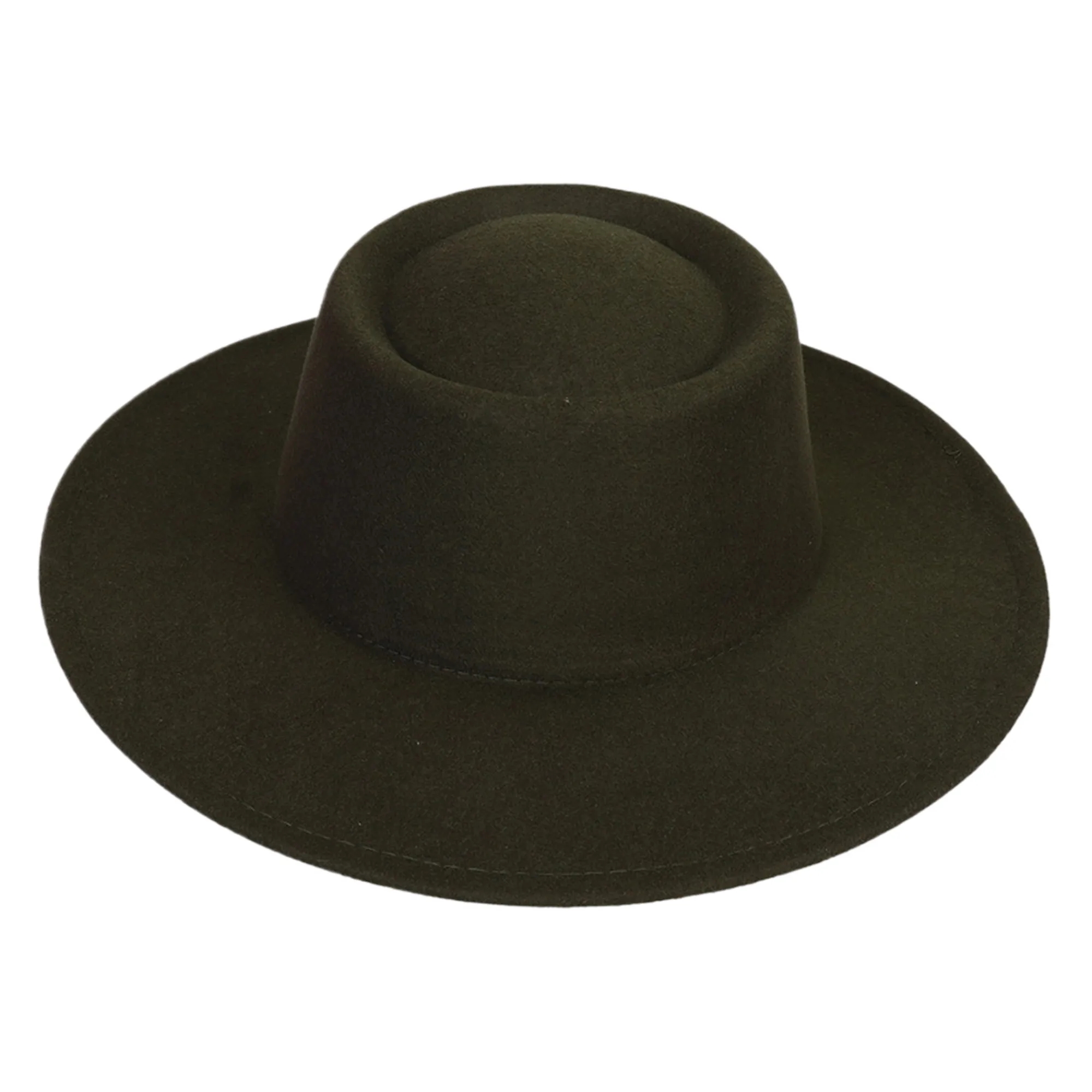 MOQ50 Wide Brim Vintage Fedora Hat 21