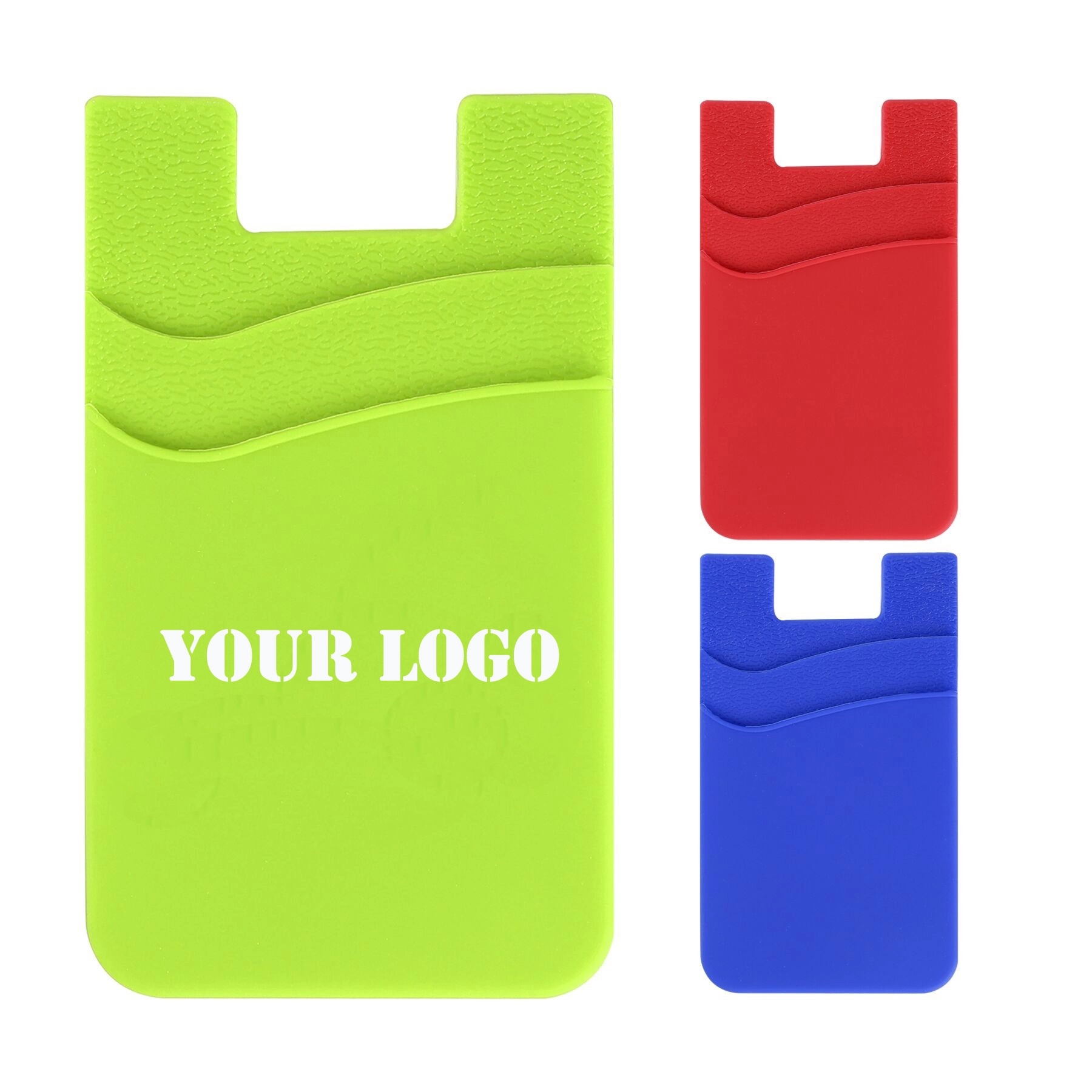 Double Pocket Silicone Phone Wallet 4