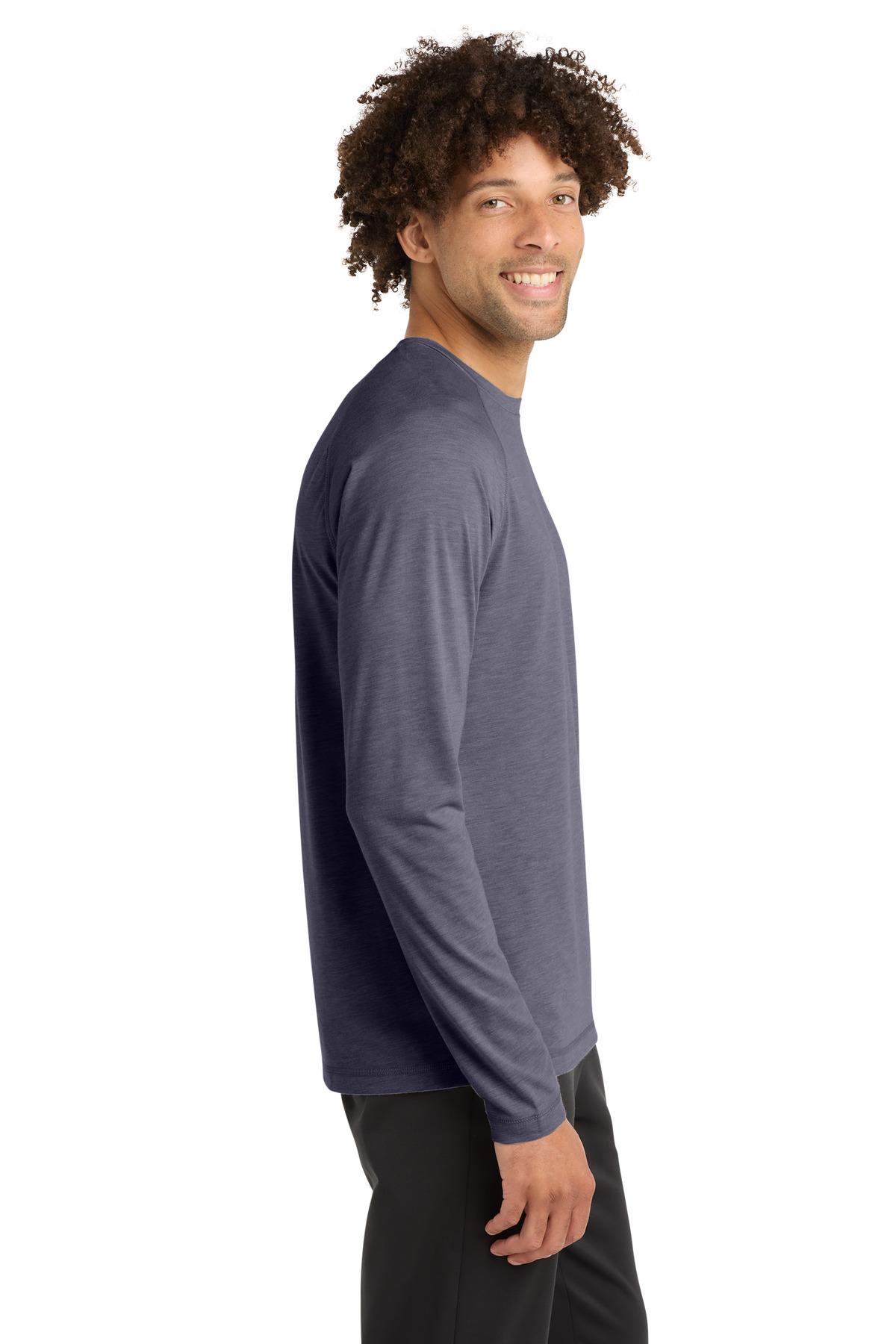 Sport-Tek PosiCharge Long Sleeve Tri-Blend Wicking Raglan Tee ST400LS 31