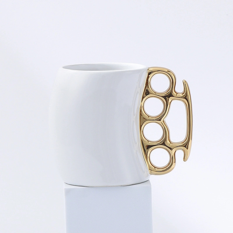 Custom 13.5 oz Fisticup Ceramic Knuckleduster Mug 4