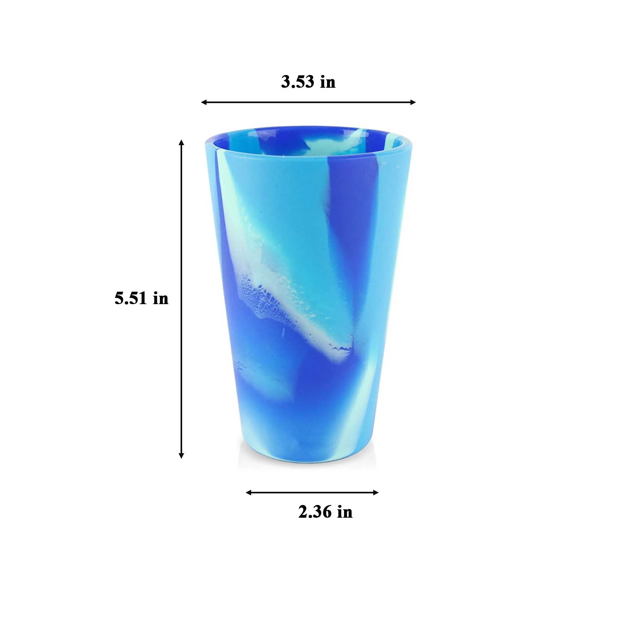 16oz Unbreakable Heatproof Silicone Cup 2