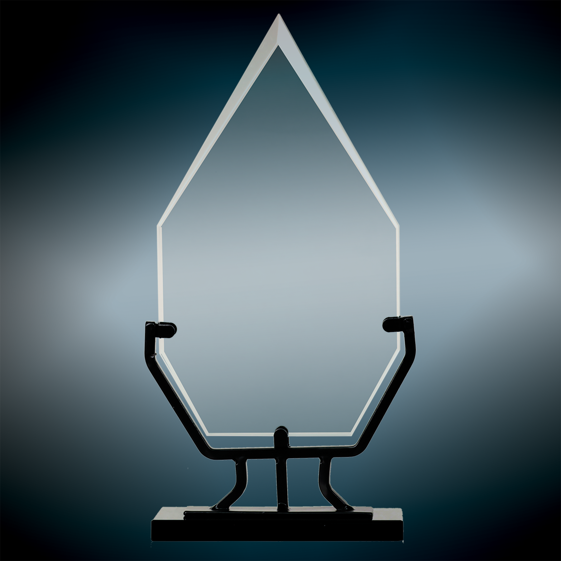 Diamond Vintage Glass with Iron Base 5
