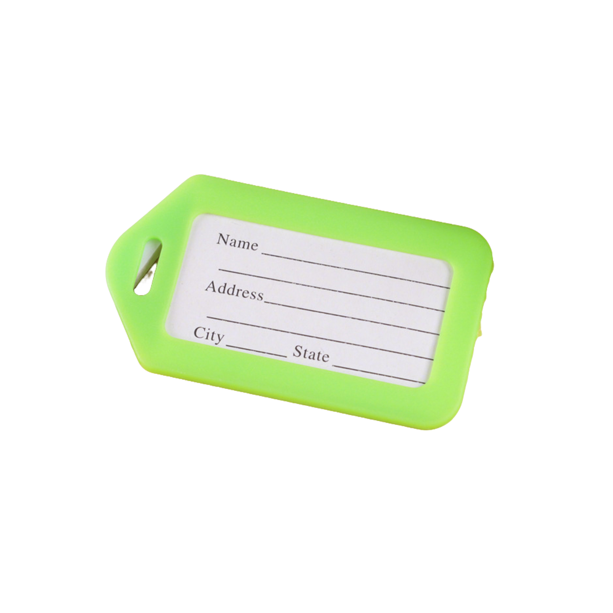 Rigid Plastic Travel Luggage Identification Tag 14