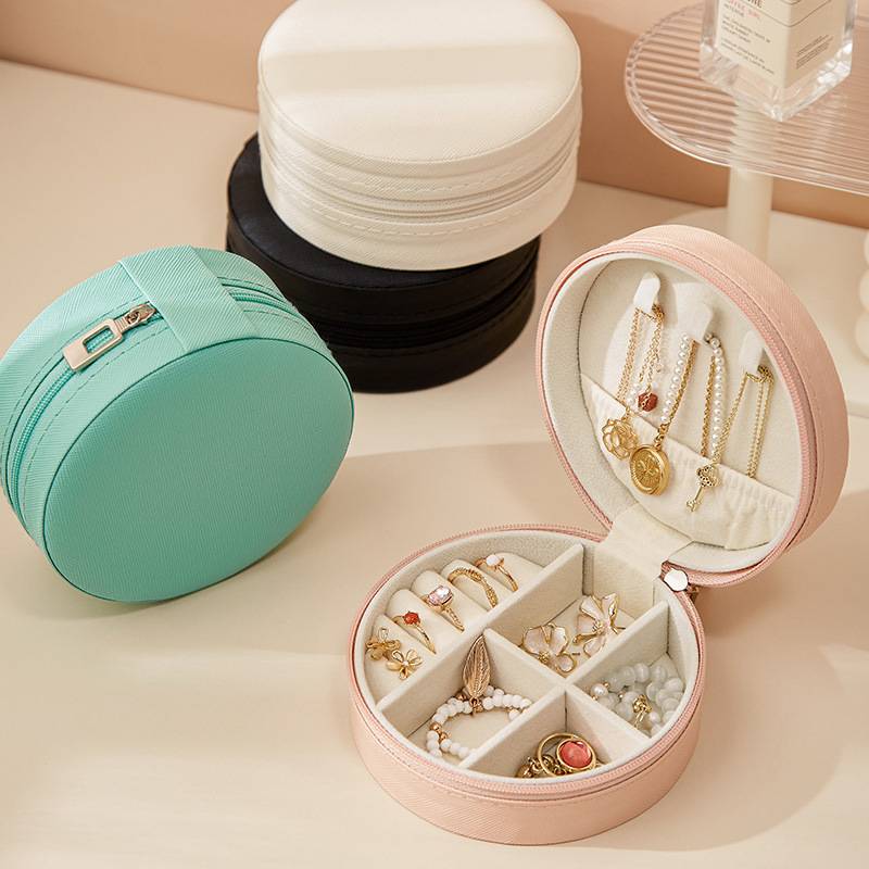 Circular Jewelry box Storage Bag 3