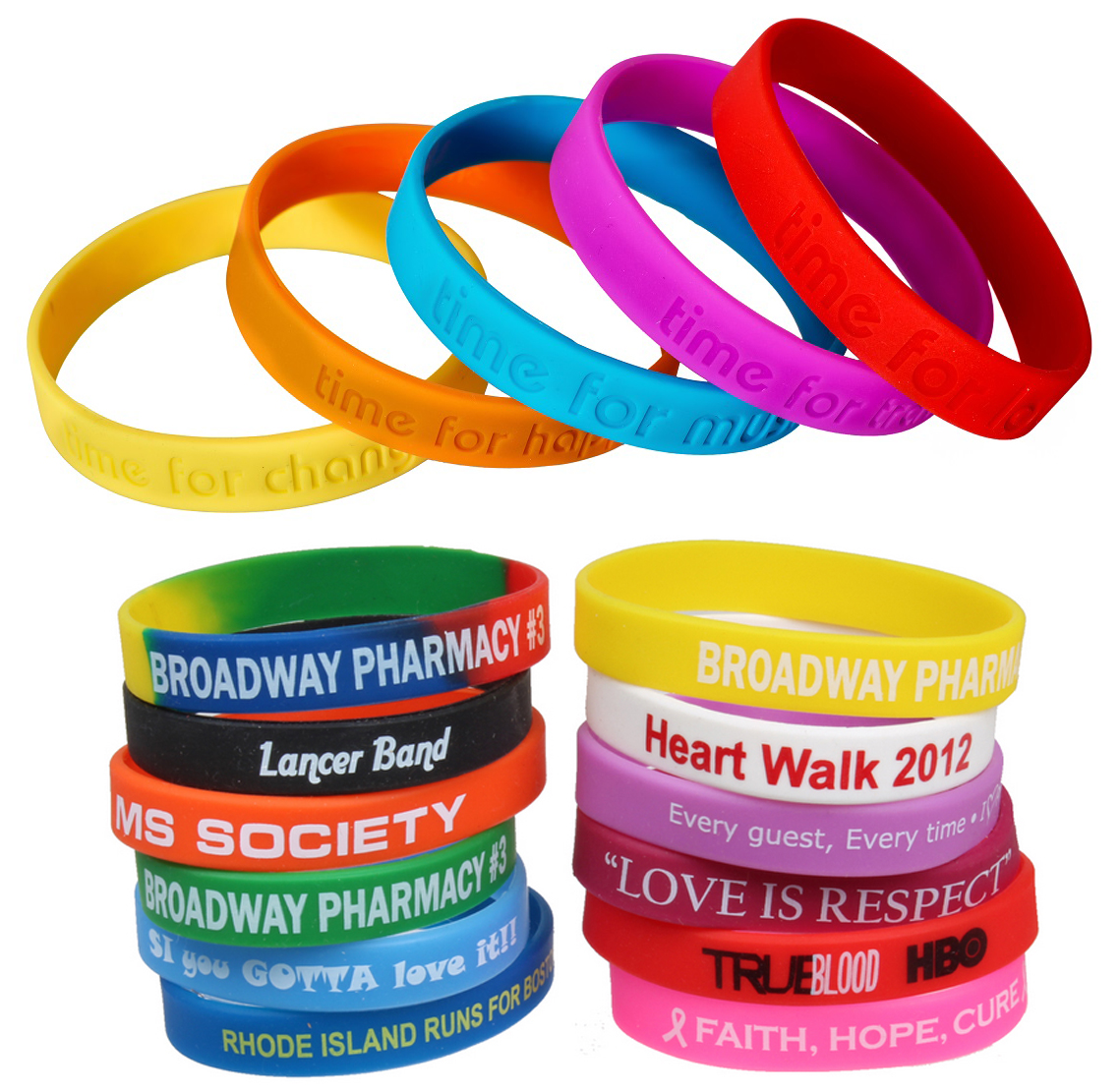Sprinters Custom Silicone Bracelet - 0.5" 11