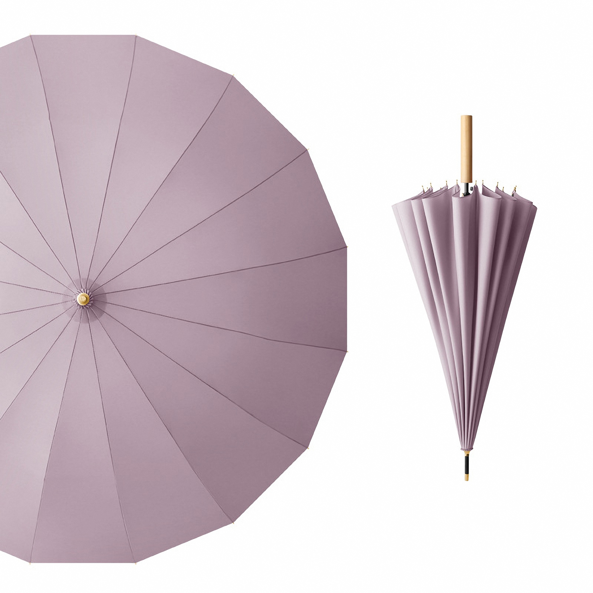 Long Handle Aluminum Automatic Umbrella 4