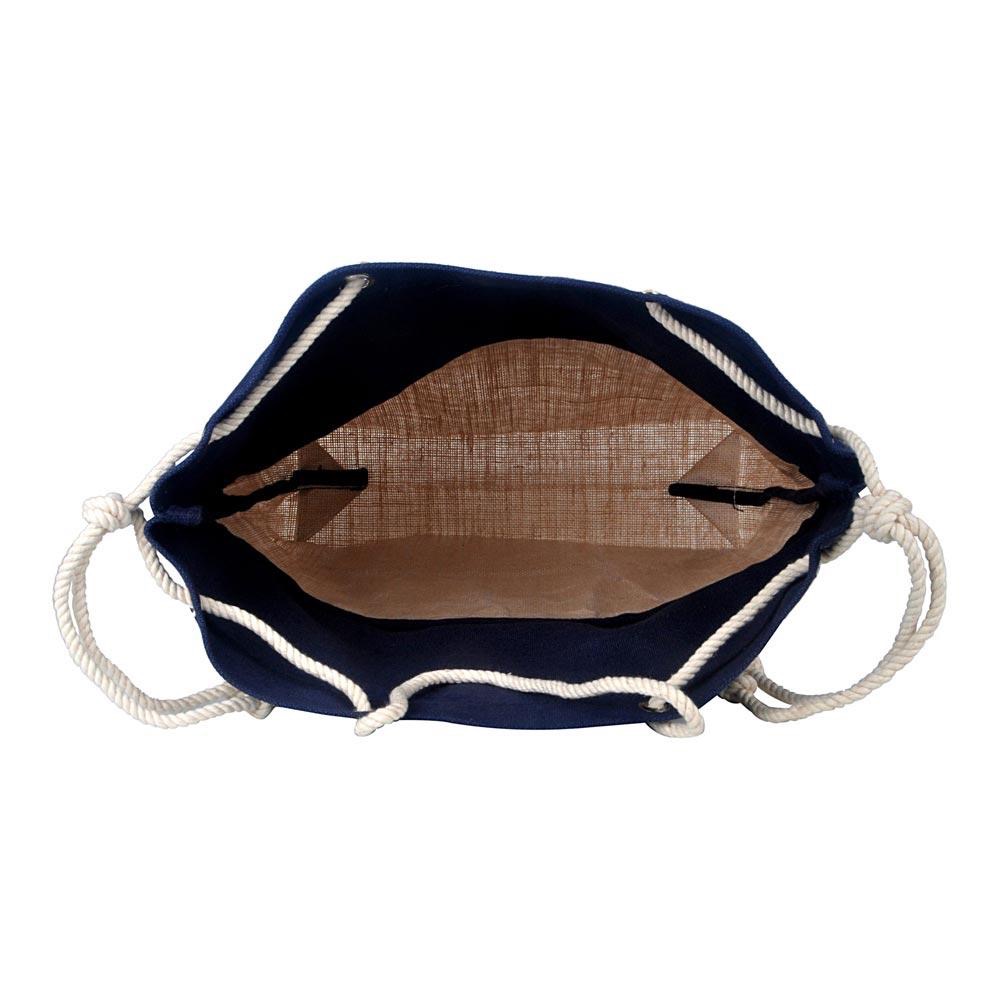 15 Oz. Laminated Jute Bag w/Rope Handles 6