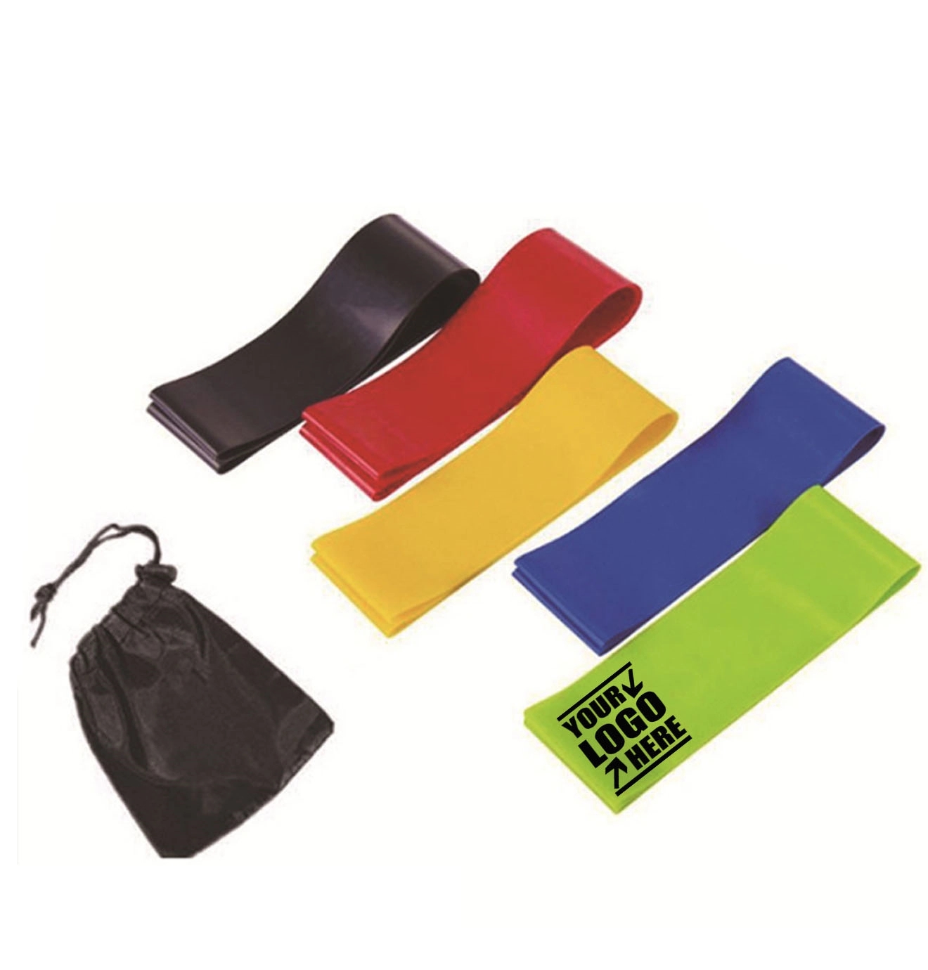 Fit Simplify Resistance Loop Exercise Bands, Set Of 5 1