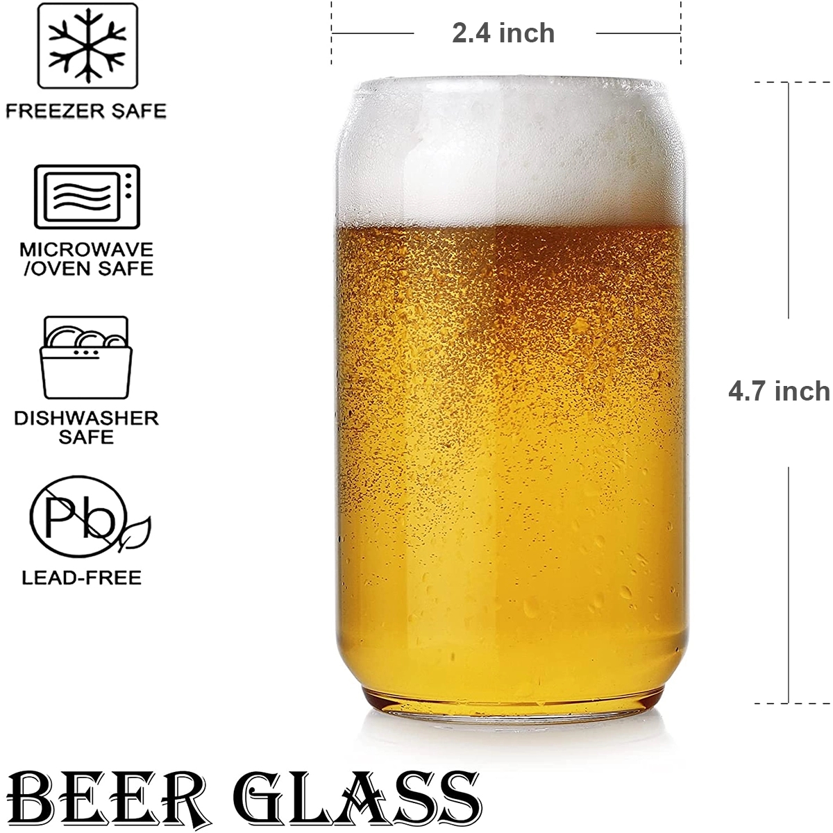 Can Shaped Drinking Glasses 3