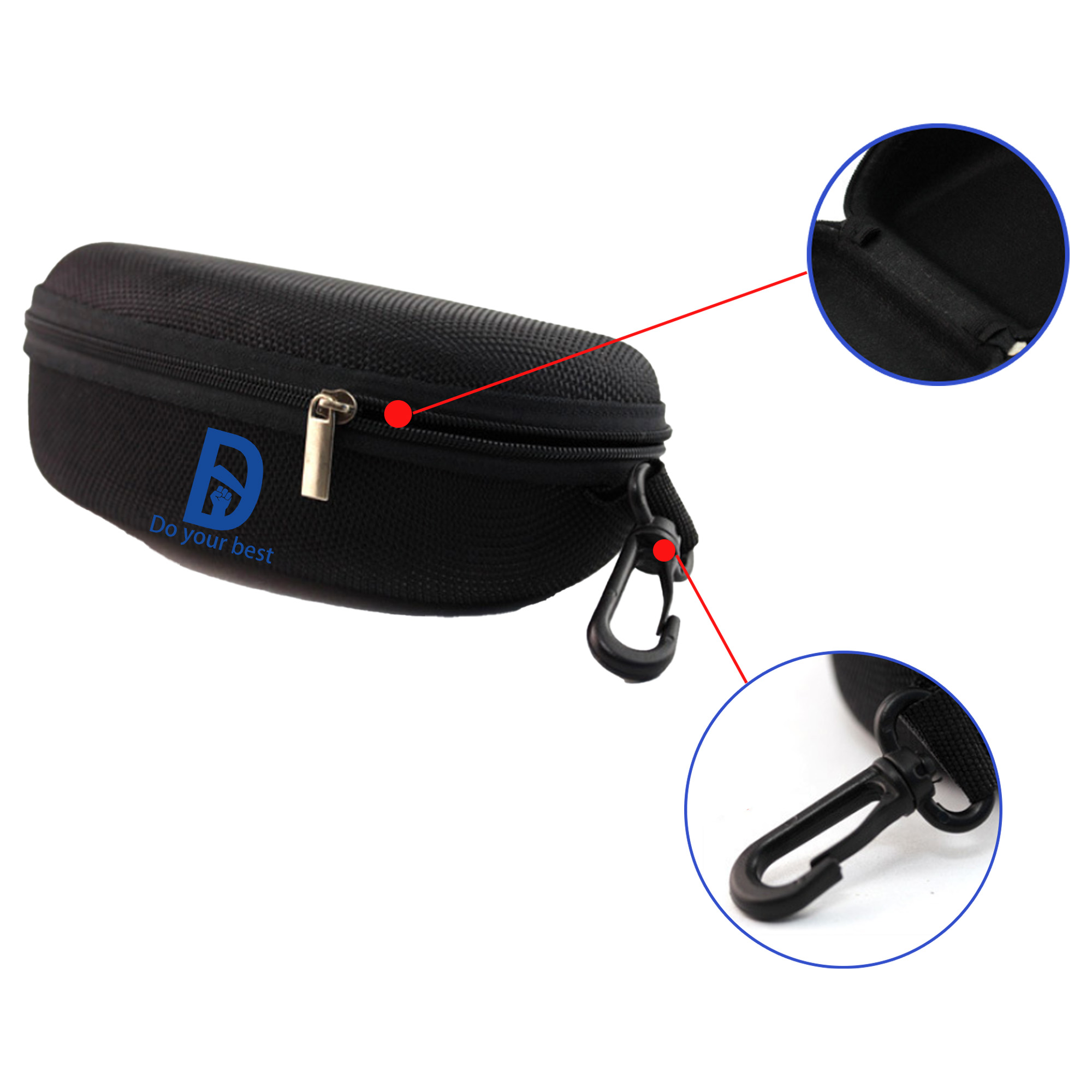 Oxford Glasses Case for Travel, Sports 3
