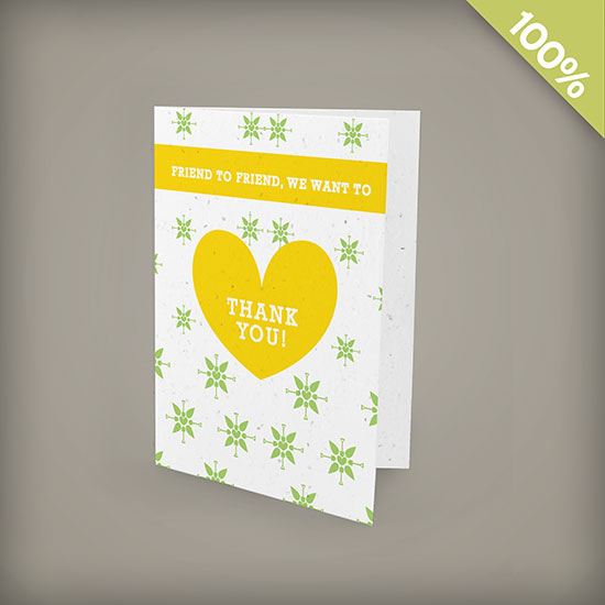 Single-Sided Small Plantable Greeting Cards 3