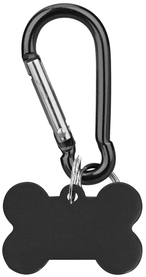 Aluminum Pet Tag with Carabiner 3