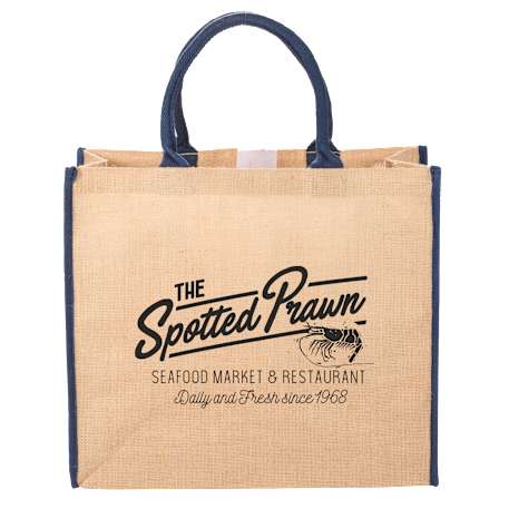 Large Jute Tote, custom tote bag with logo imprint 17