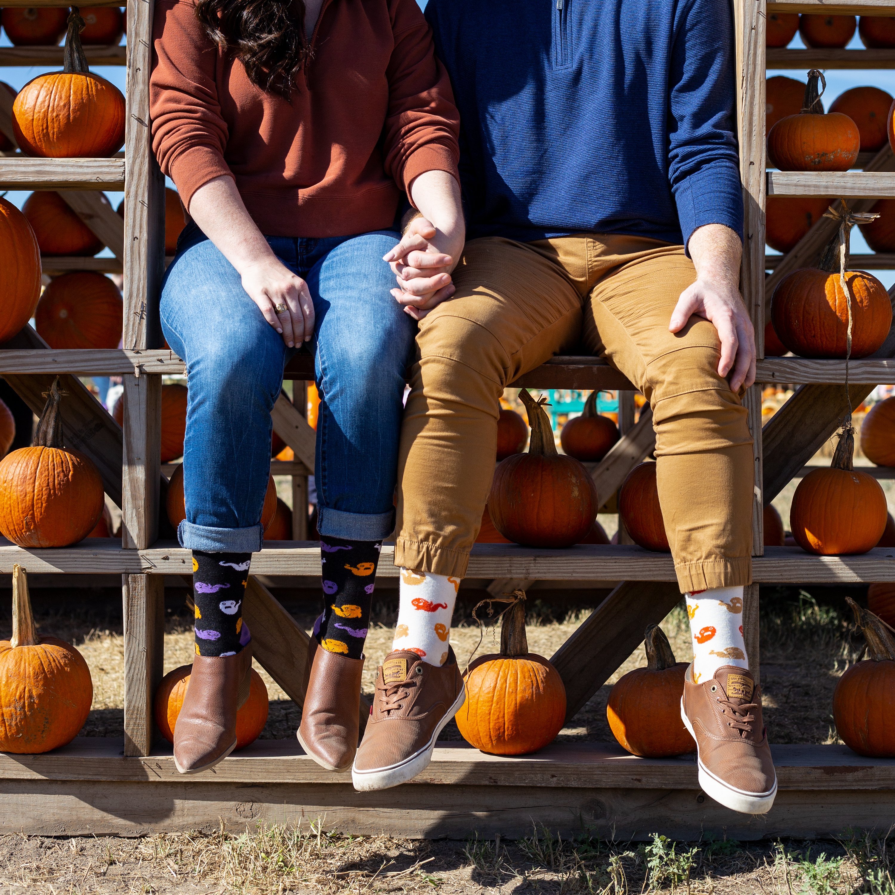 Patterned Fall Socks - Autumn Style for Your Feet - American Made 1