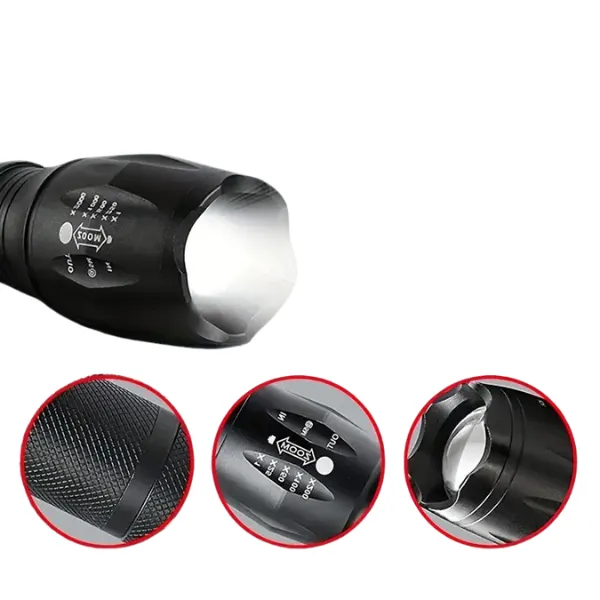 Outdoor High-Luminosity Aluminum Alloy Flashlight 5