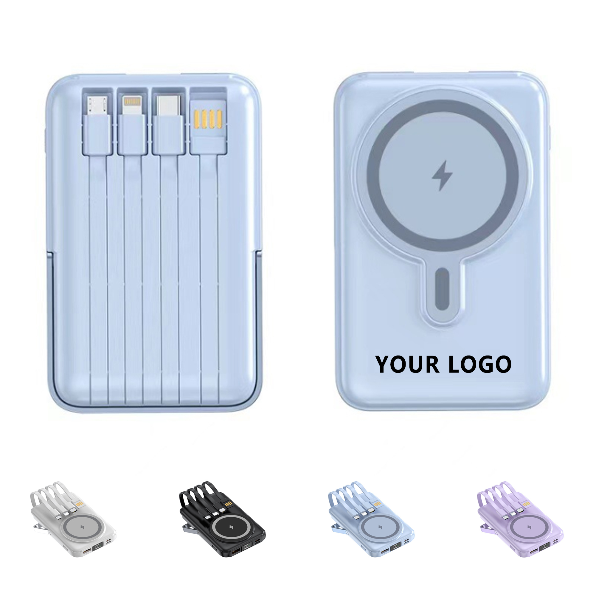 Magnetic Wireless Power Bank 10000mAh Mobile Battery 2
