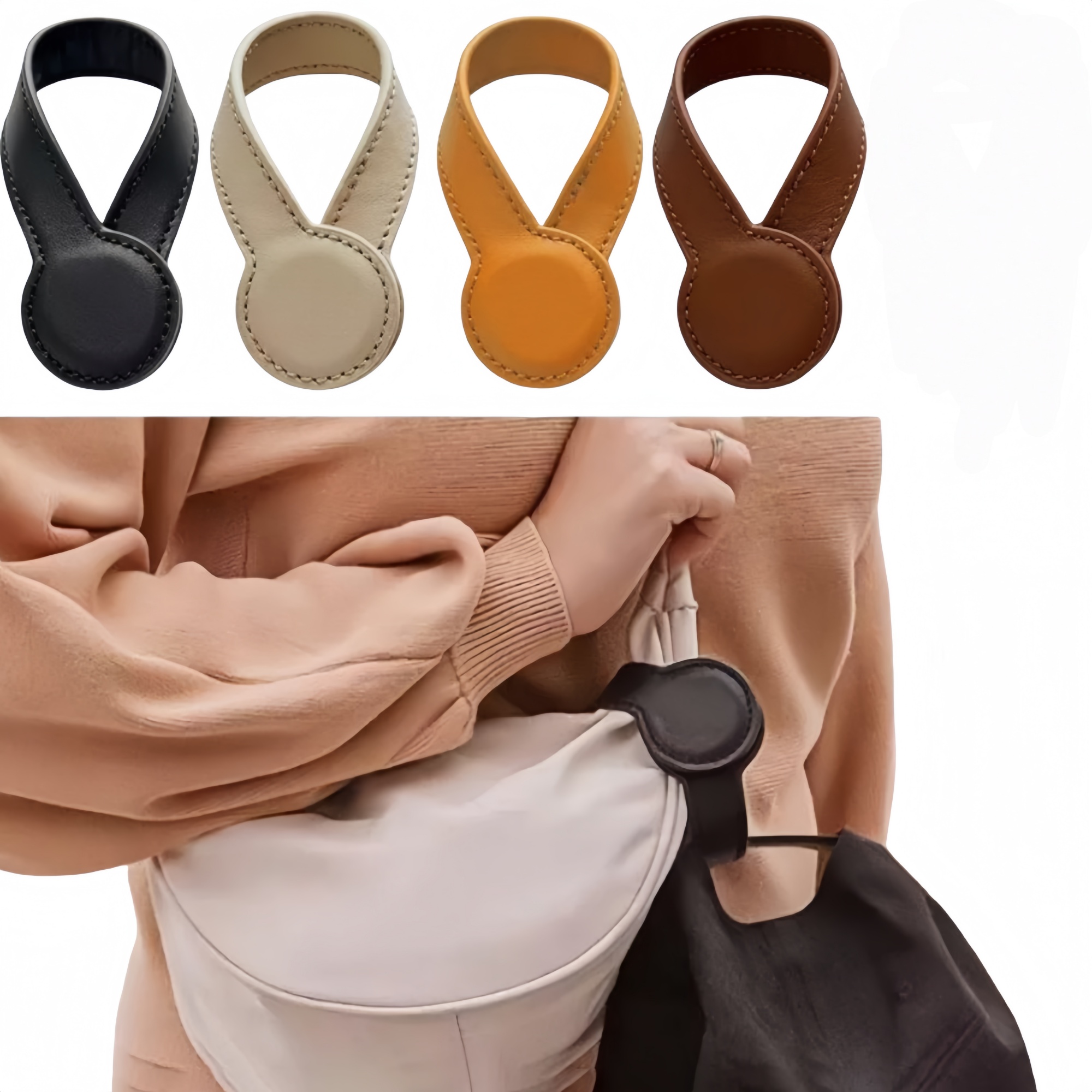 Fashionable Leather Hat Clip 1