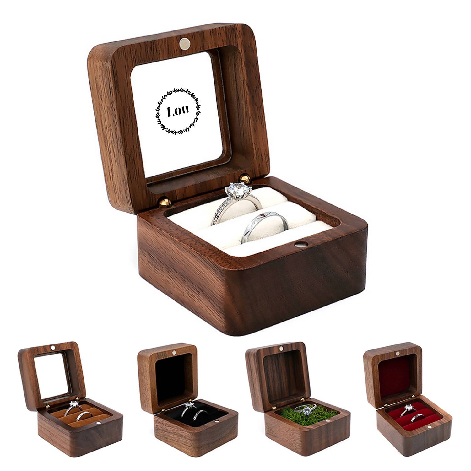 Ring Box(Glass/Wood Top Optional) 14