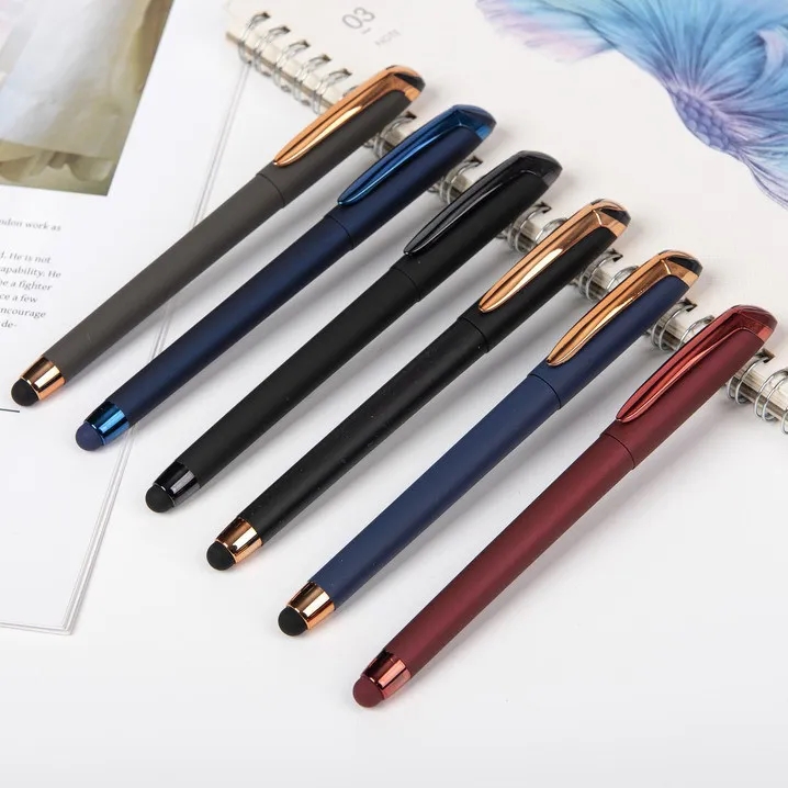 Maria Gel Pen with Rose Gold Trim 4