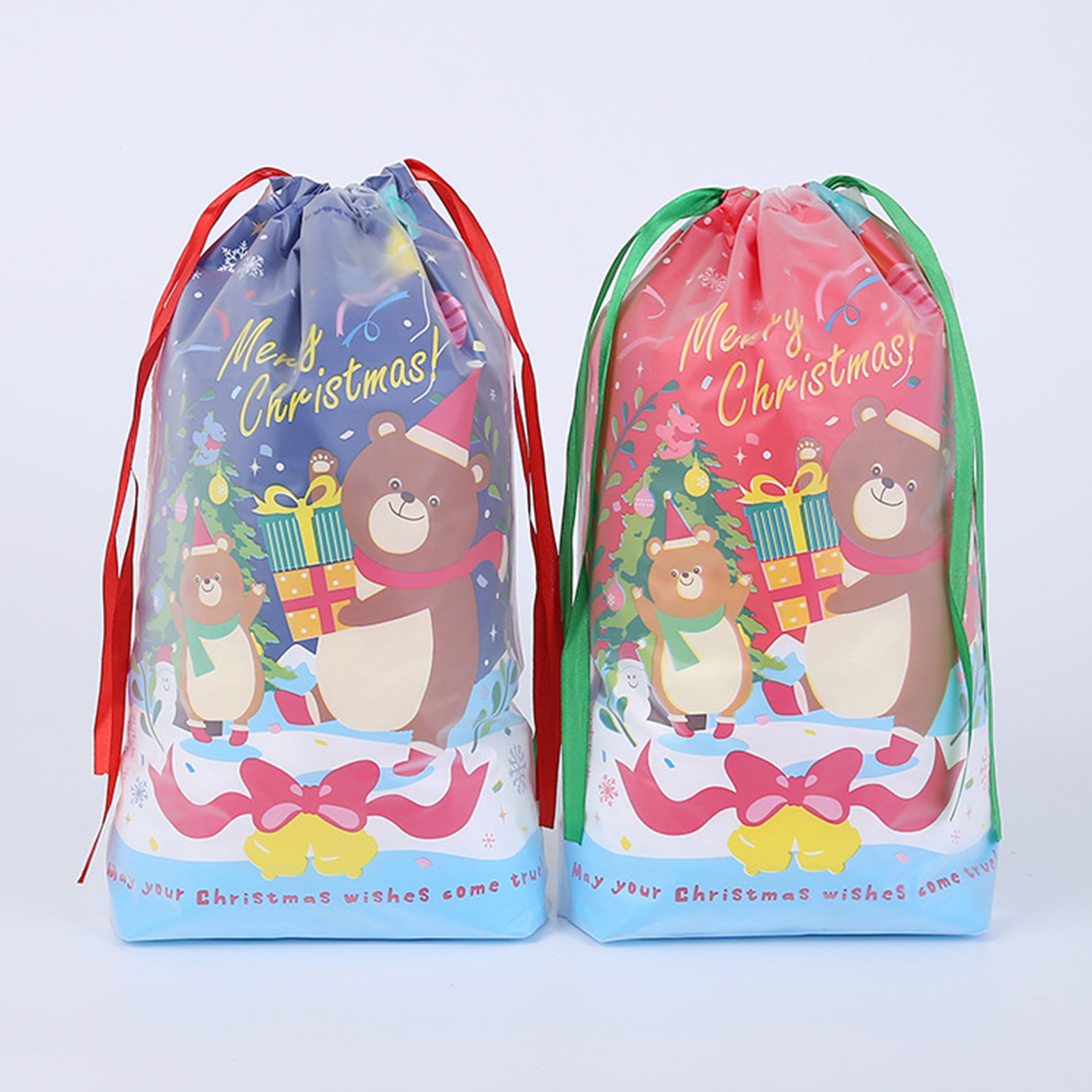 Christmas Decoration Drawstring Gift Bag 2