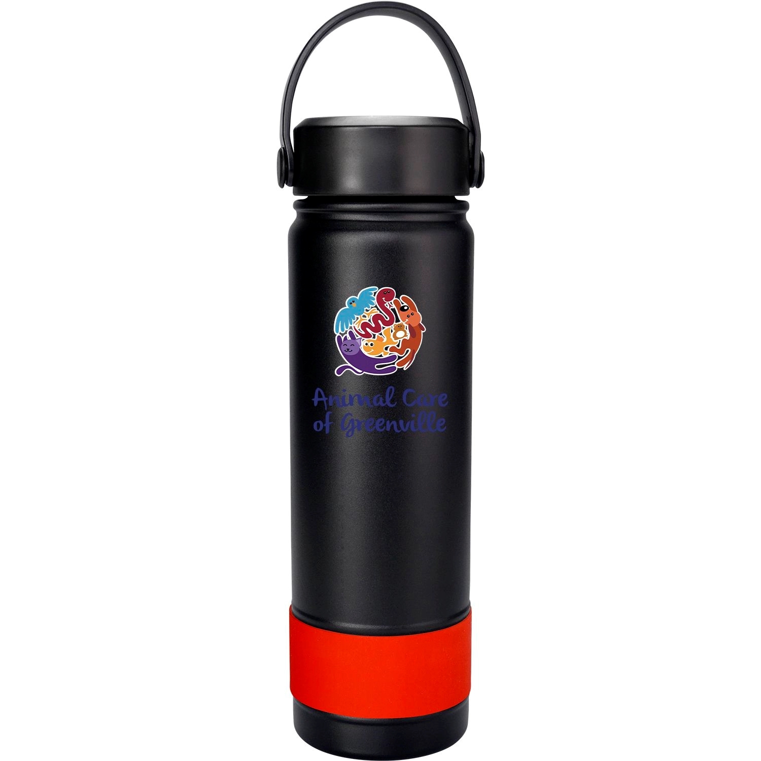 Metal Top 24 oz. Colorful Banded Bottle 8