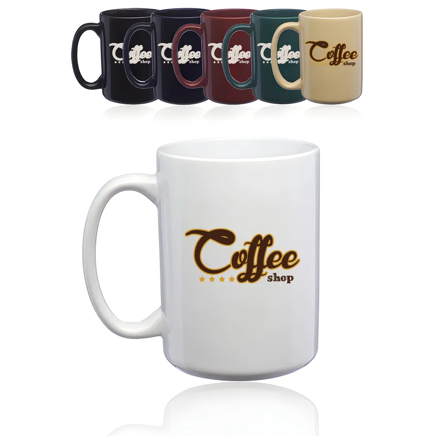 Smooth Ceramic Gloss Coffee Mug 1
