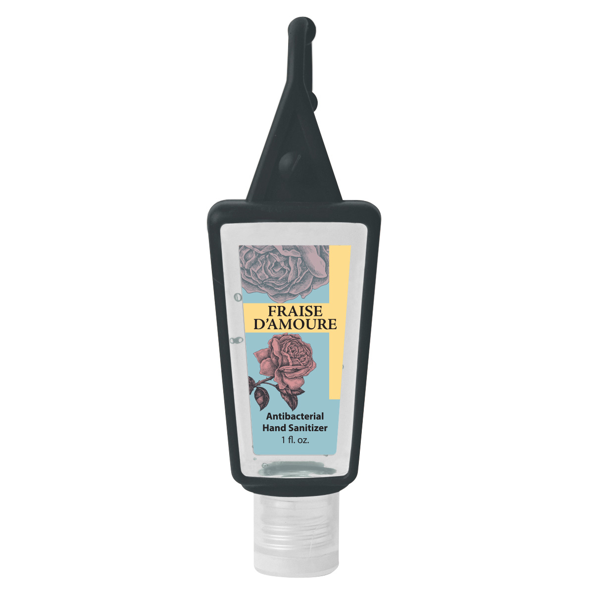 1 Oz. Hand Sanitizer In Silicone Holder 18